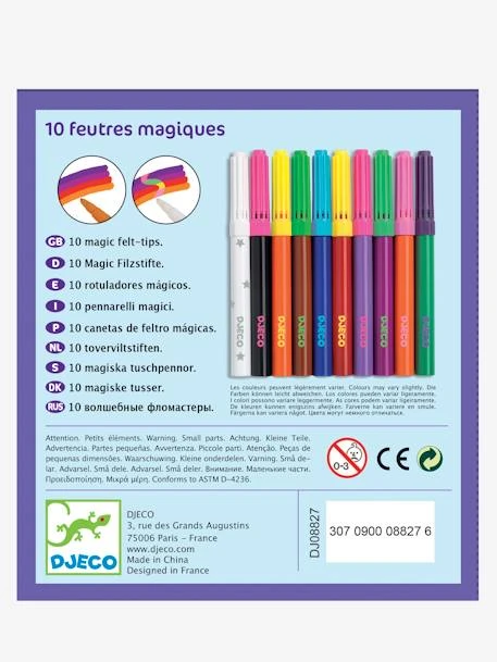 10 Feutres Magiques DJECO Multicolore - Djeco – Image 2
