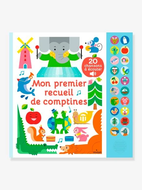1er Recueil De Comptines MILAN Blanc - Hachette