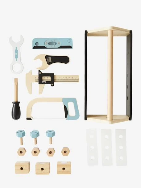Boîte à Outils Du Bricoleur En Bois FSC® Noir - Vertbaudet – Image 3
