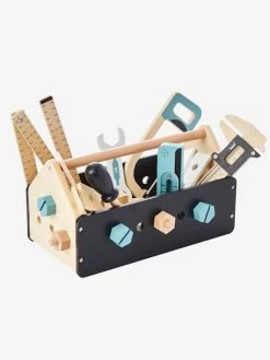 Boîte à Outils Du Bricoleur En Bois FSC® Noir - Vertbaudet