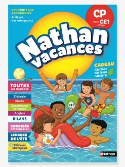 Cahier De Vacances 2022 Du CP Vers Le CE1 - Nathan Vacances - 6/7 ANS - NATHAN Bleu - Nathan
