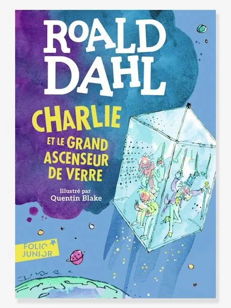 Charlie Et Le Grand Ascenseur De Verre - GALLIMARD JEUNESSE Bleu - Gallimard