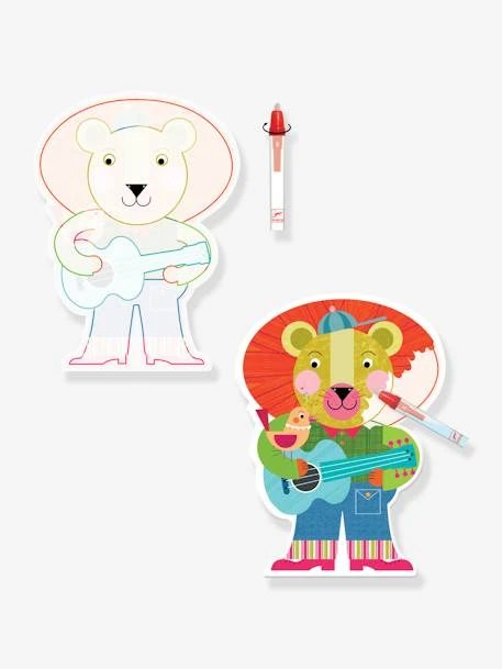 Coloriage à L'eau Animalo-Len DJECO Orange - Djeco – Image 4