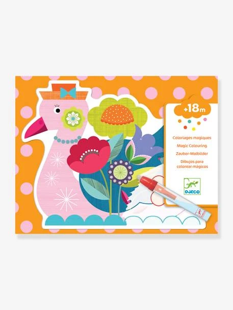 Coloriage Ă L'eau Animalo-Len DJECO Orange - Djeco