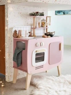 Cuisinette Design En Bois FSC® Rose - Vertbaudet