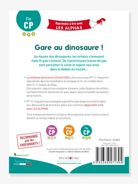 Gare Au Dinosaure ! RÉCRÉALIVRE Vert - Recrealire – Image 4