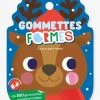 Gommettes Formes - Coucou Petit Renne - AUZOU Bleu - Auzou
