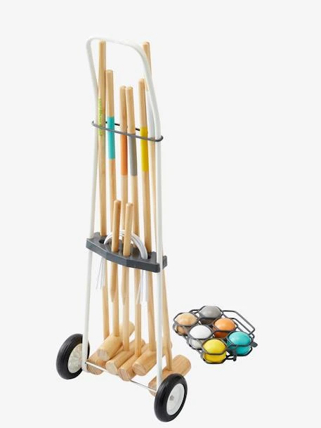 Jeu De Croquet Enfant En Bois FSC® Multicolore - Vertbaudet – Image 2