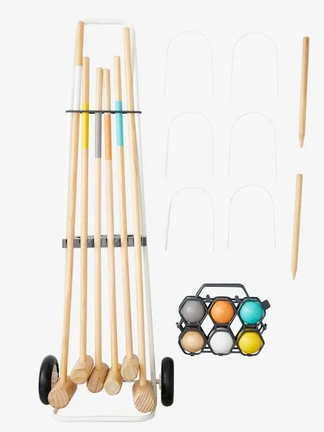 Jeu De Croquet Enfant En Bois FSC® Multicolore - Vertbaudet – Image 3
