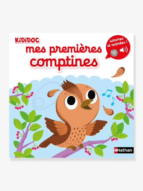 Kididoc - Mes Premières Comptines Sonores Et Animées - NATHAN Multicolore - Nathan