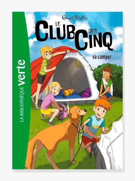 Le Club Des 5 Va Camper - Tome 10 - HACHETTE Blanc - Hachette