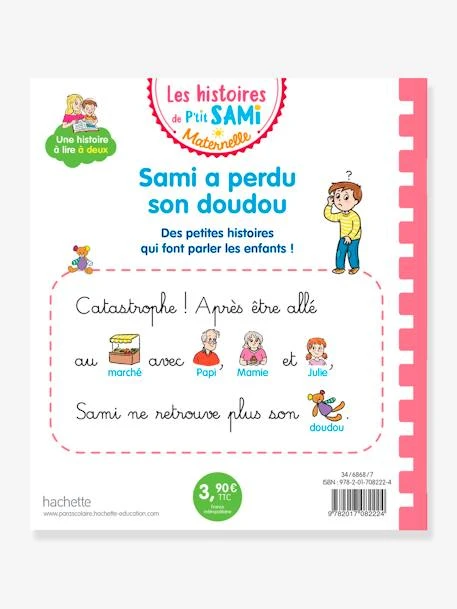 Les Histoires De P'tit Sami Maternelle (3-5 Ans) : Sami A Perdu Son Doudou - HACHETTE ÉDUCATION Blanc - Hachette – Image 2