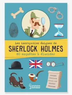 Livre - Les Incroyables énigmes De Sherlock Holmes - 80 Enquêtes à élucider - LAROUSSE Blanc - Hachette