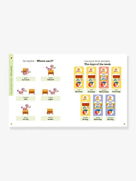 Livre - Mes 1 000 Premiers Mots D'anglais - ÉDITIONS MILAN Blanc - Hachette – Image 4