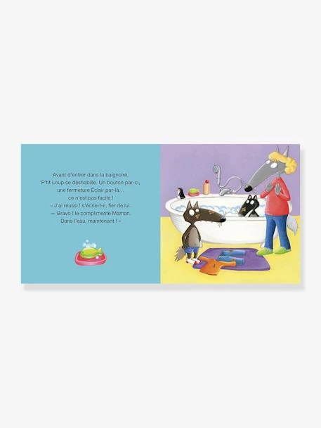 Livre P'tit Loup Se Lave Tout Seul AUZOU Bleu - Auzou – Image 3