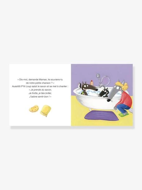 Livre P'tit Loup Se Lave Tout Seul AUZOU Bleu - Auzou – Image 4