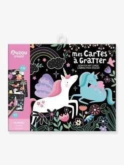Mes Cartes à Gratter Licornes - AUZOU Noir - Auzou