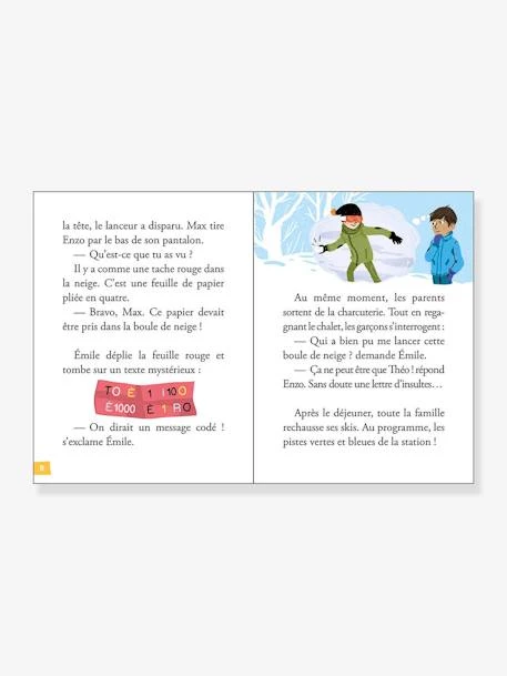 Mes Premières Enquêtes - T.3 - Mystère Et Bonhomme De Neige - AUZOU Blanc - Auzou – Image 4