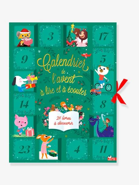 Mon Calendrier De L'Avent - 24 Histoires à Lire Et à écouter - DEUX COQS D'OR Vert - Hachette
