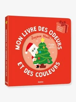 Mon Livre Des Odeurs Et Des Couleurs - Joyeux Noël ! - AUZOU Rouge - Auzou