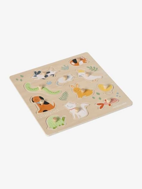 Puzzle Boutons Animaux De Compagnie En Bois FSC® Multicolore - Vertbaudet – Image 3