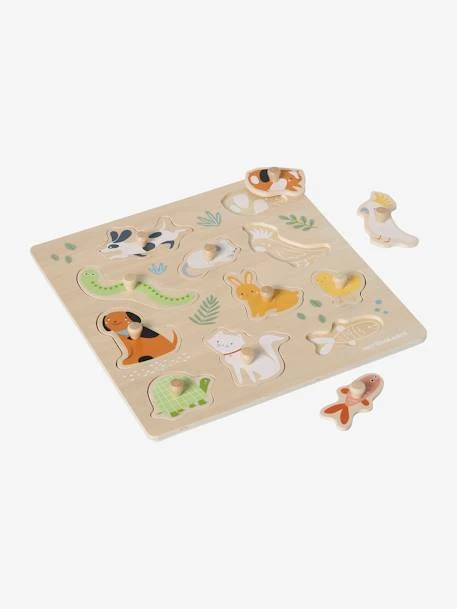 Puzzle Boutons Animaux De Compagnie En Bois FSC® Multicolore - Vertbaudet – Image 4