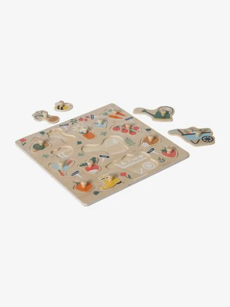 Puzzle Boutons Jardin En Bois FSC® Multicolore - Vertbaudet – Image 2