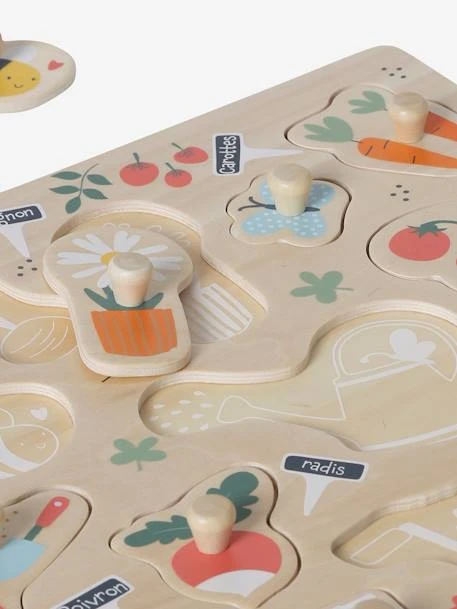 Puzzle Boutons Jardin En Bois FSC® Multicolore - Vertbaudet – Image 4