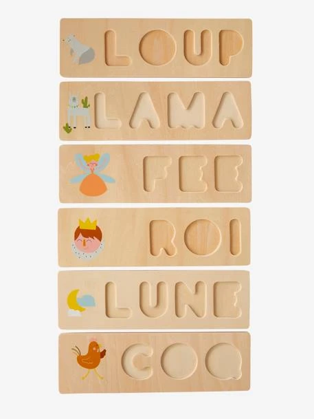 Puzzle Des Mots à Encastrer En Bois FSC® Multicolore - Vertbaudet – Image 3