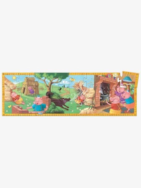 Puzzle Les 3 Petits Cochons 24 Pièces DJECO Multicolore - Djeco – Image 2