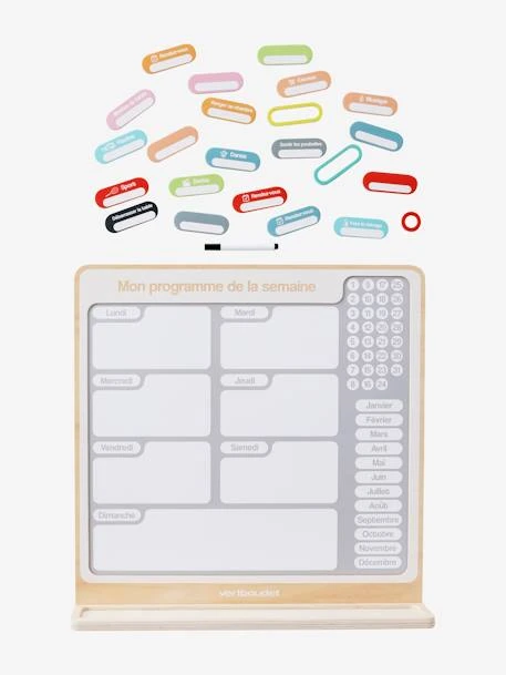 Tableau Organisateur De Semaine Gris - Vertbaudet – Image 4