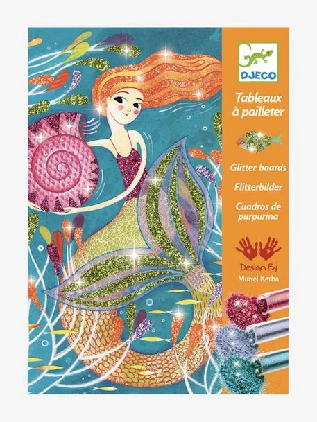 Tableaux à Pailleter - La Lumière Des Sirènes DJECO Multicolore - Djeco – Image 2