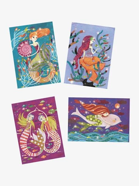 Tableaux à Pailleter - La Lumière Des Sirènes DJECO Multicolore - Djeco – Image 4